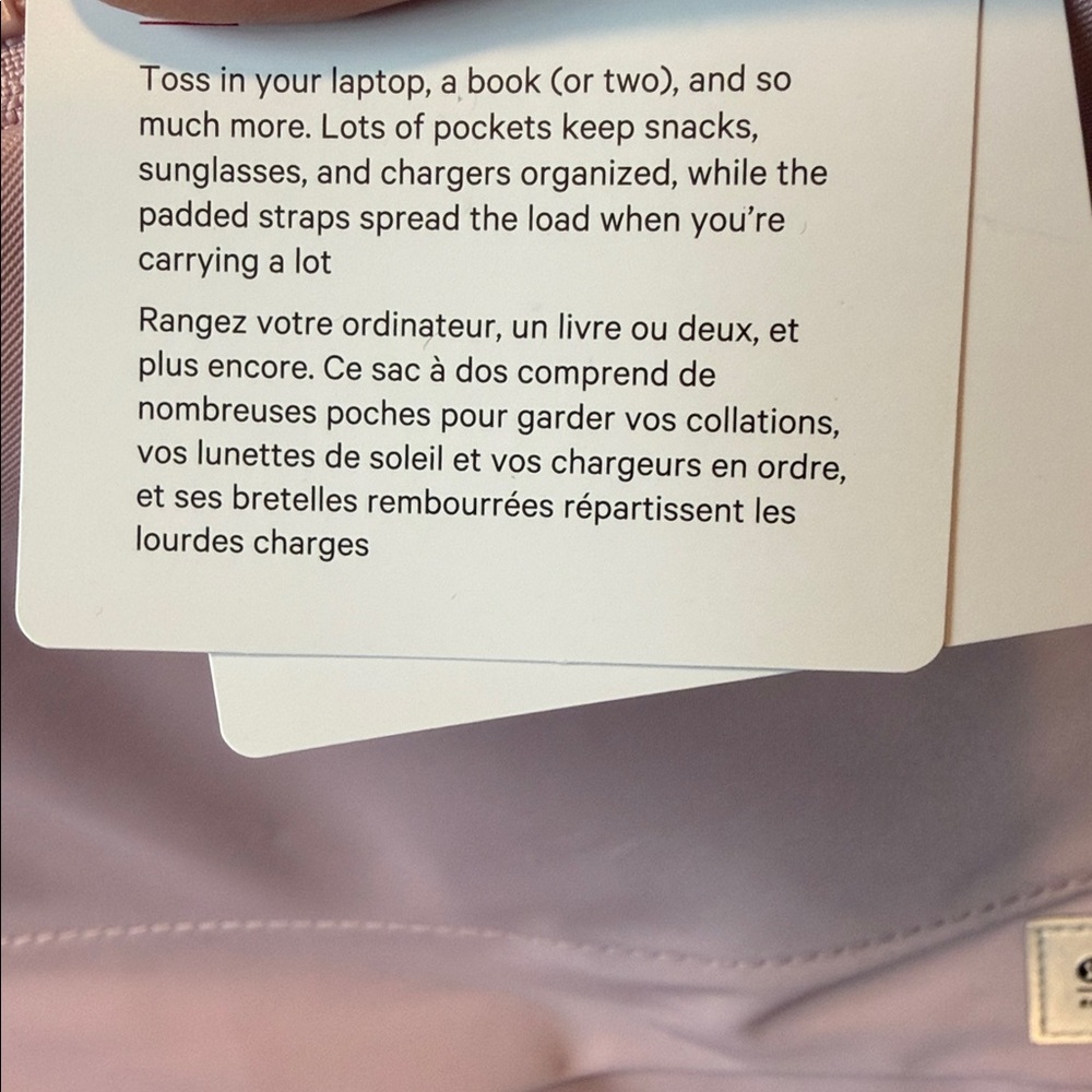 Lululemon Backpack - Picture 9 of 10